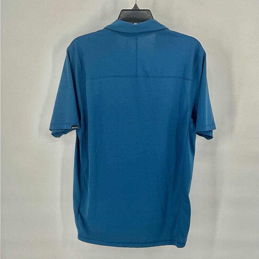 First Ascent Eddie Bauer Men's Blue Polo Shirt M - Picture 3 of 3